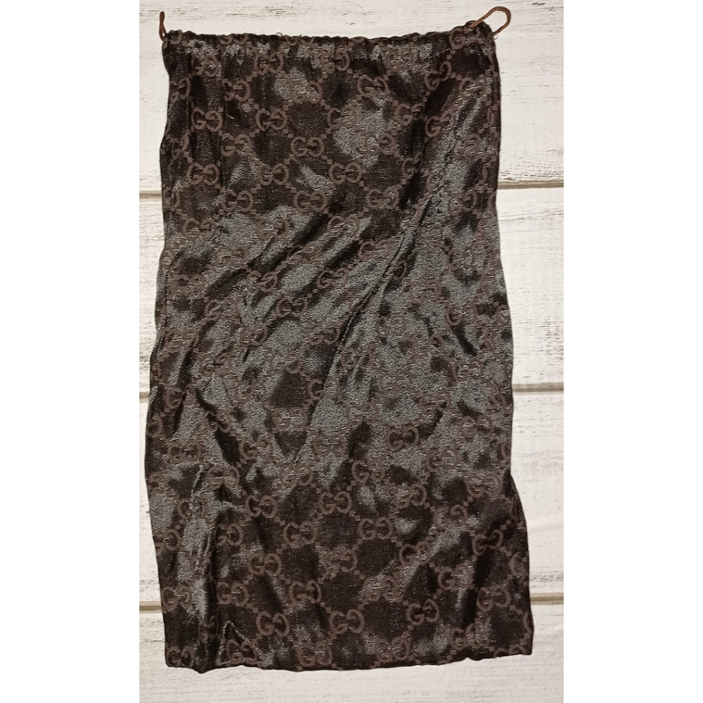 Gucci Authentic Monogram Drawstring Viscose-Blend… - image 8